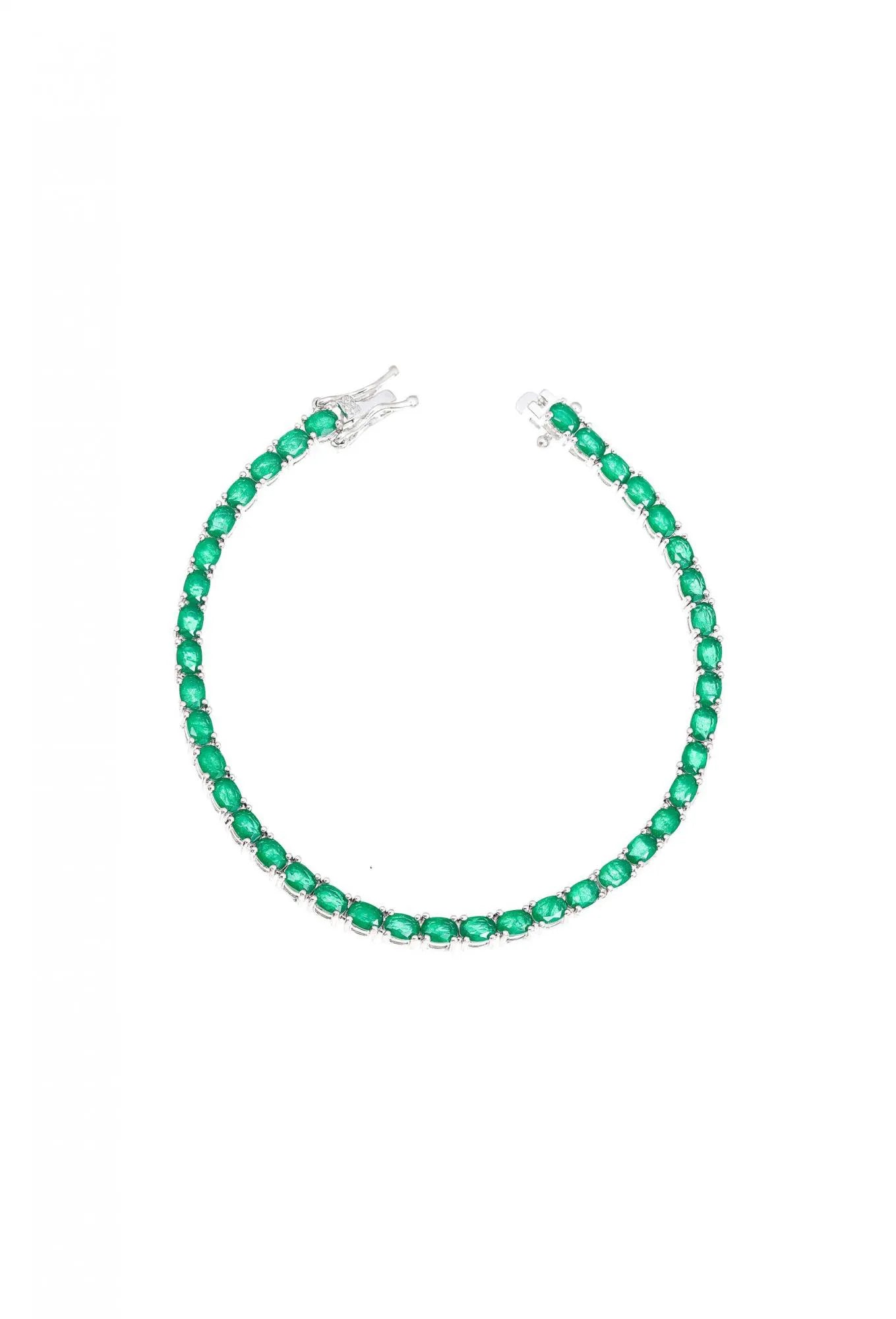 Pulseira Riviera Ágata - Esmeralda | 17 cm
